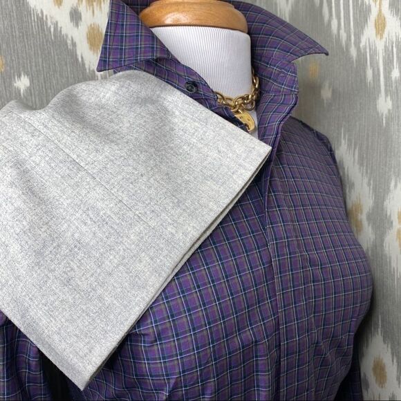 Ralph Lauren Pale Grey Heather Melange Wool Blend Tapered Trouser - Picture 7 of 9